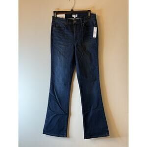 Jesica Simpson Low Rise Bootcut Women's size 6/28 Dark Wash Blue Denim Jeans